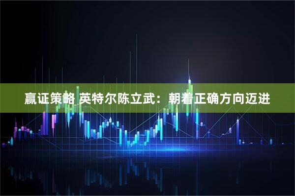 赢证策略 英特尔陈立武：朝着正确方向迈进