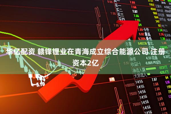 华亿配资 赣锋锂业在青海成立综合能源公司 注册资本2亿
