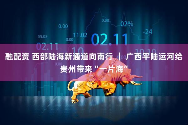 融配资 西部陆海新通道向南行 ｜ 广西平陆运河给贵州带来“一片海”