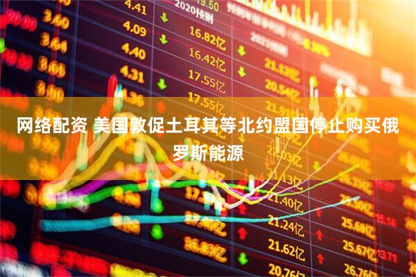 网络配资 美国敦促土耳其等北约盟国停止购买俄罗斯能源